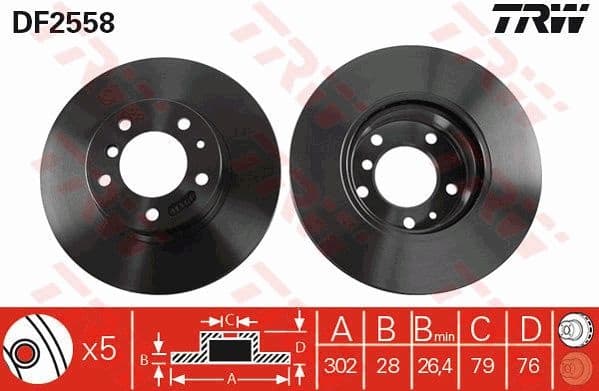 Brake Disc DF2558