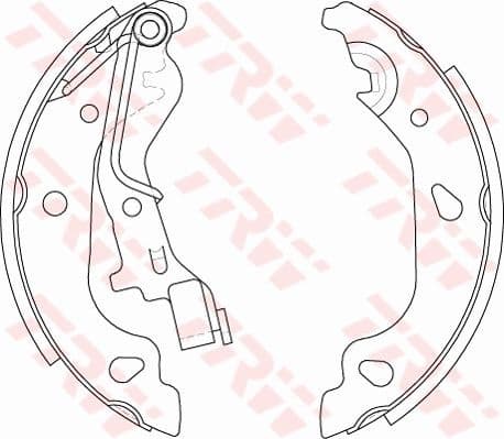 Brake Shoe Set GS8687