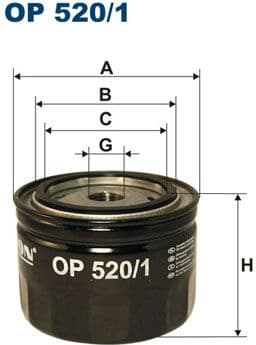 Hydraulic Filter, automatic transmission OP520/1