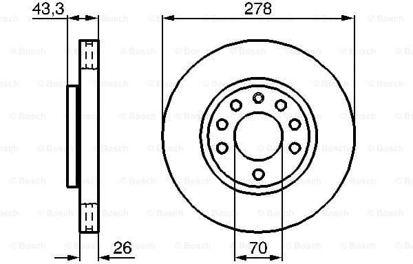 Brake Disc 0986479262 - image 2