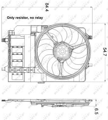 Fan, engine cooling 47301