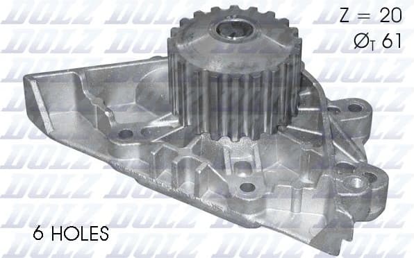 Water pump cooling system C-124