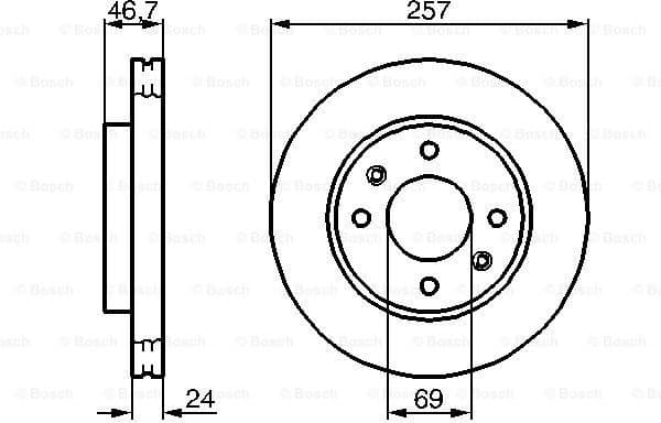 Brake Disc 0986479207 - image 5