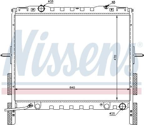 Radiator, engine cooling ** FIRST FIT ** 66658