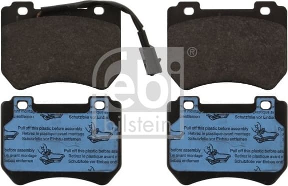 Brake Pad Set, disc brake 16882