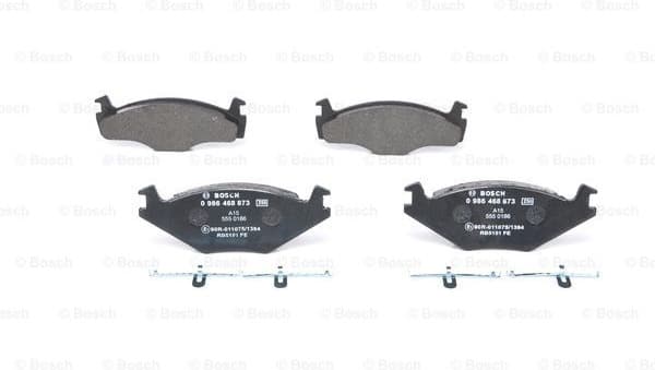 Brake Pad Set, disc brake 0986468873