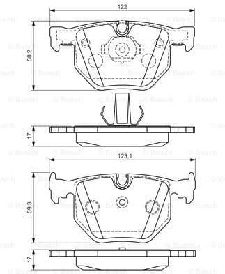 Brake Pad Set, disc brake 0986494286 - image 7