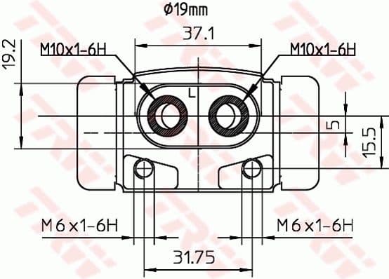 Wheel Brake Cylinder BWD292 - image 2