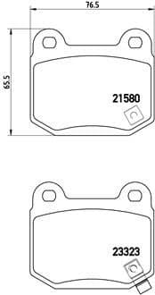 Brake Pad Set, disc brake PRIME LINE P56048