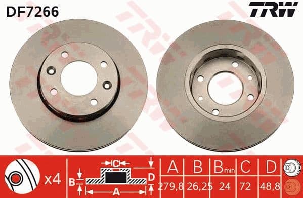 Brake Disc DF7266