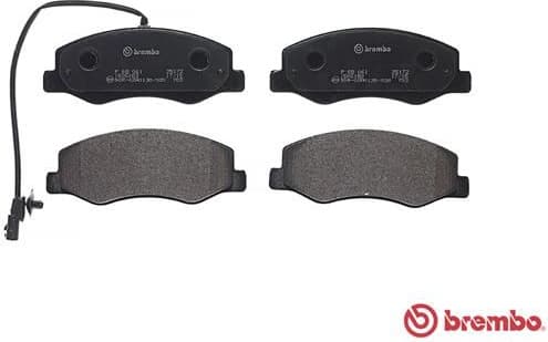 Brake pads front=rear, Premium Quality P68061 - image 2