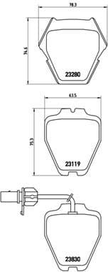 Brake Pad Set, disc brake PRIME LINE P85067