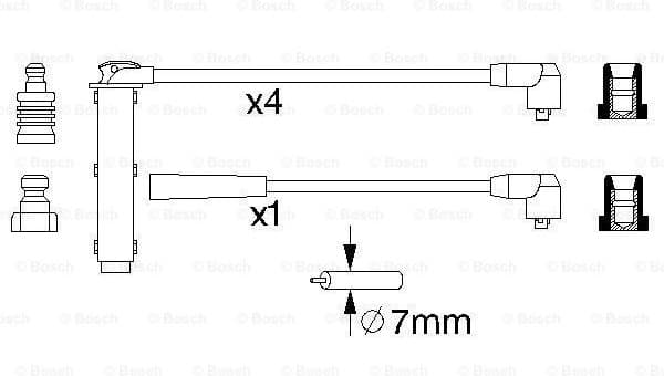 Ignition Cable Kit 0986356731 - image 5