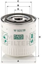 Oil Filter W920/38