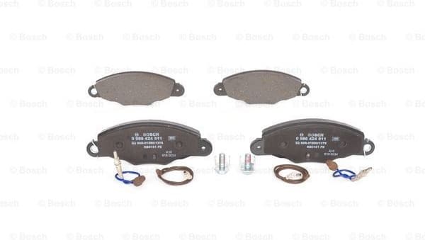 Brake Pad Set, disc brake 0986424511