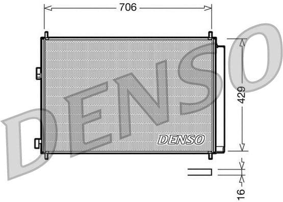 Condenser, air conditioning DCN50030 - image 2