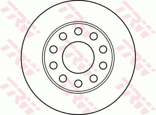 Brake discs kit rear, (2pcs), Top Quality DF4186 - image 3