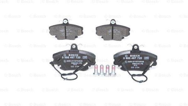 Brake Pad Set, disc brake 0986467720