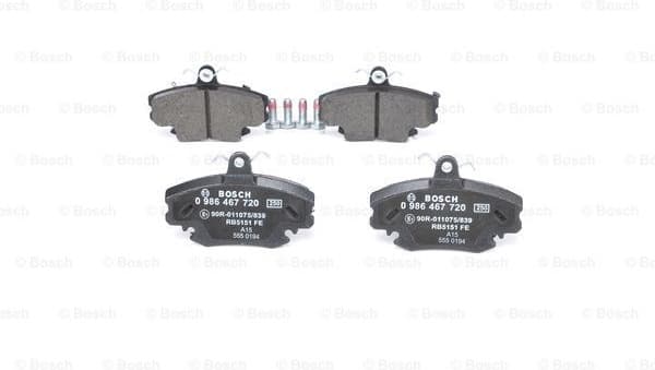 Brake Pad Set, disc brake 0986467720 - image 3