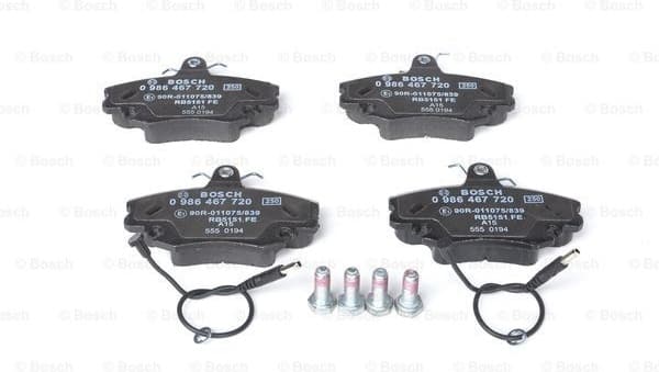 Brake Pad Set, disc brake 0986467720 - image 6