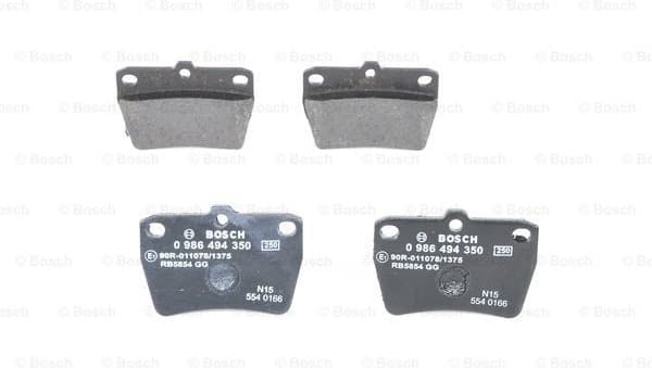 Brake Pad Set, disc brake 0986494350 - image 3