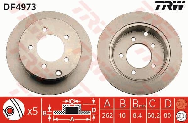 Brake Disc DF4973