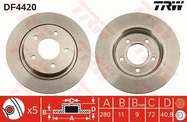 Brake Disc DF4420