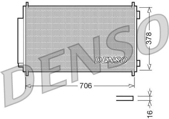 Condenser, air conditioning DCN40002 - image 2