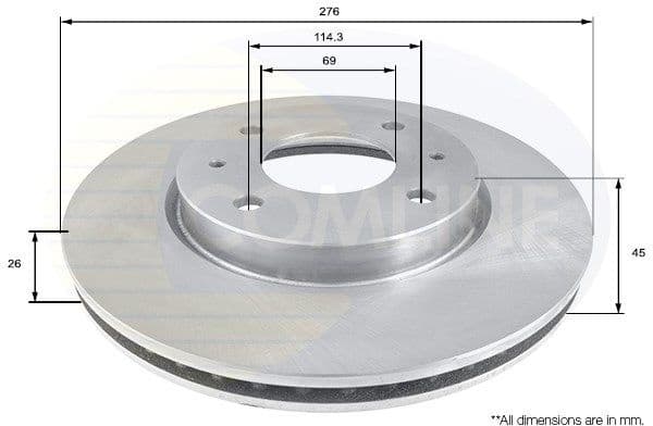 Brake discs kit front (2pcs) ADC0364V - image 2