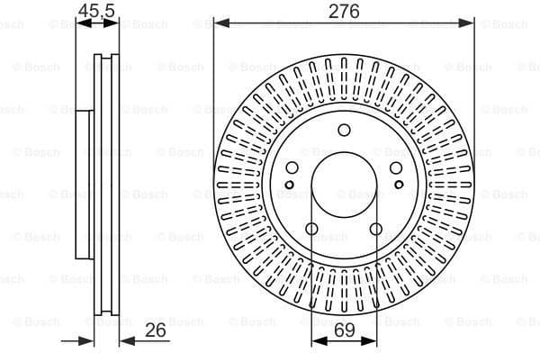Brake Disc 0986479604