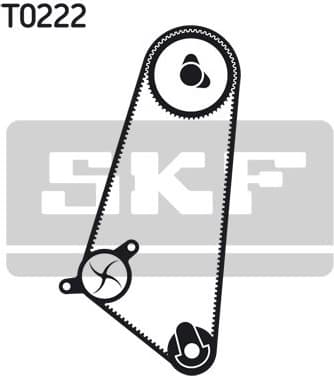 Water Pump & Timing Belt Kit VKMC 05401 - image 2