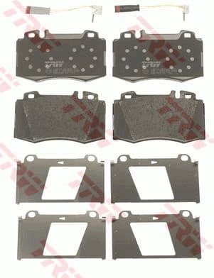 Brake pads front, Top Quality GDB1543 - image 2