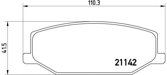 Brake Pad Set, disc brake PRIME LINE P79001