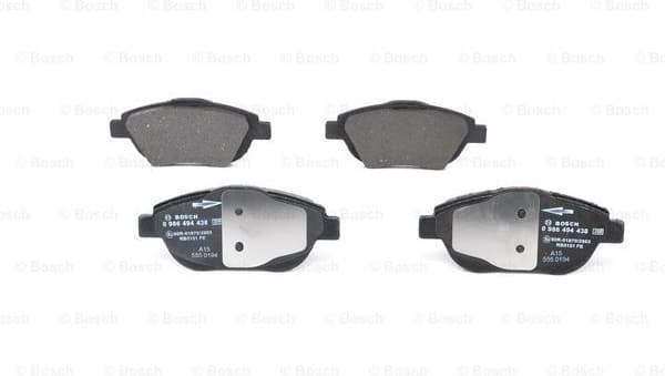 Brake Pad Set, disc brake 0986494438 - image 2