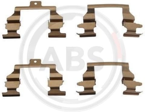 Accessory Kit, disc brake pad 1291Q