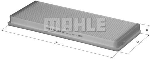 Filter cabin LA196 - image 2