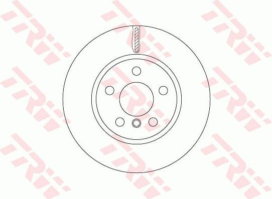 Brake discs kit front (2pcs), Top Quality DF6757