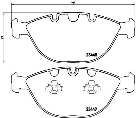 Brake Pad Set, disc brake PRIME LINE P06028