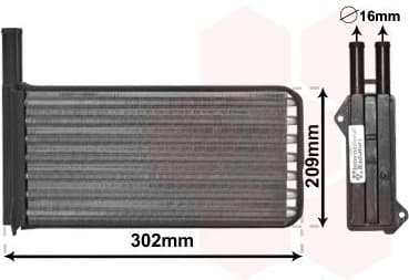 Heat Exchanger, interior heating 18006154