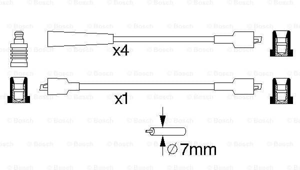 Ignition Cable Kit 0986356762 - image 5