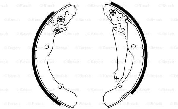 Brake Shoe Set 0986487555 - image 5