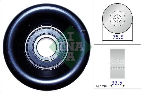 Tensioner Pulley, V-ribbed belt 531082710