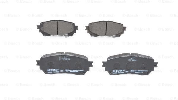 Brake Pad Set, disc brake 0986494793 - image 3