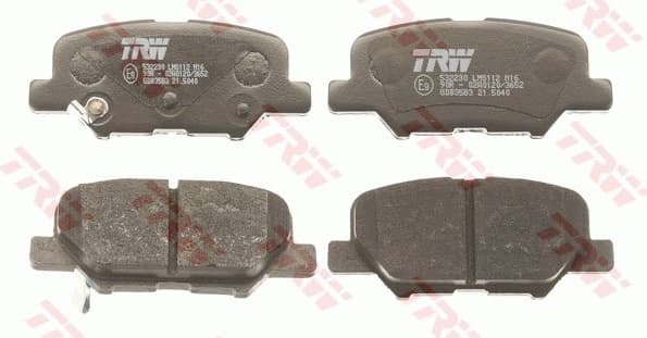 Brake Pad Set, disc brake COTEC GDB3583 - image 2