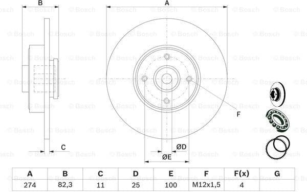 Brake Disc 0986479270 - image 5