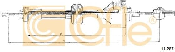 Cable Pull, clutch control 11.287