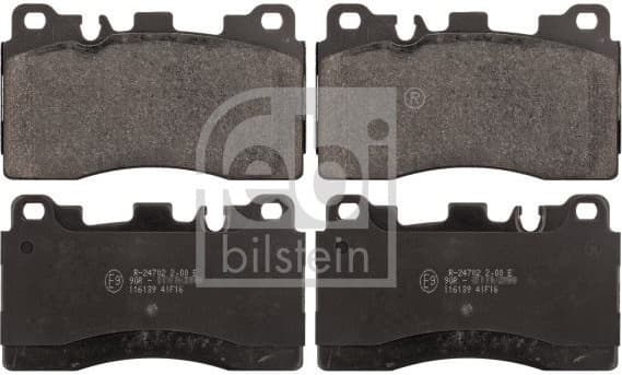 Brake Pad Set, disc brake 116139