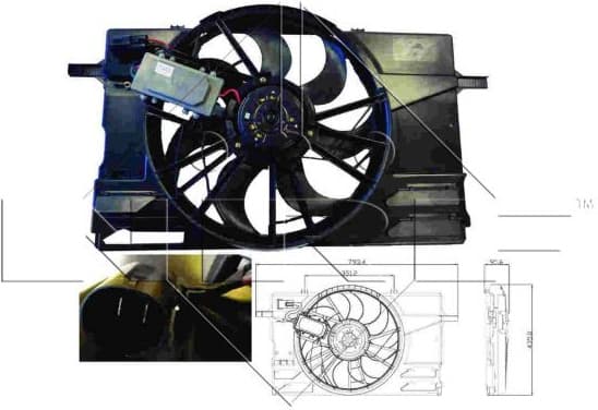 Fan, engine cooling 47412 - image 2