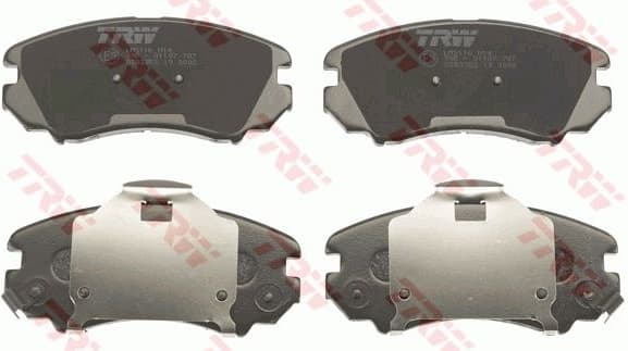 Brake pads front, Top Quality GDB3352 - image 2