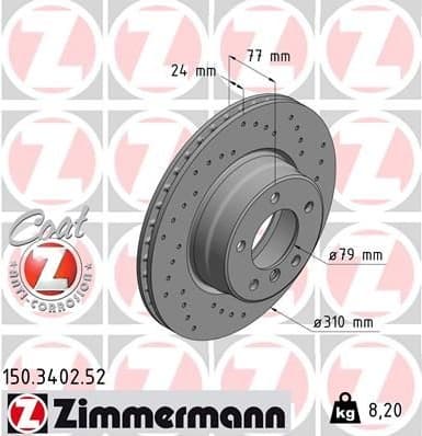 Brake Disc SPORT BRAKE DISC Z 150.3402.52